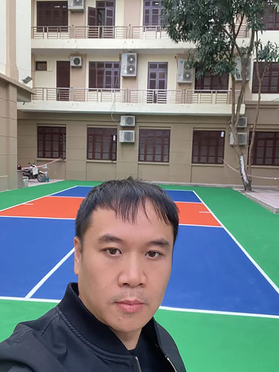 Thi công cụm sân Pickleball Bảo hiểm xã hội Nghệ An