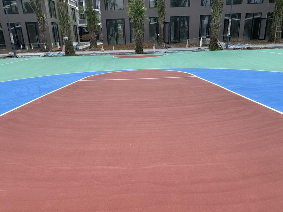 Thi công sân bóng rổ, bóng chuyền, Pickleball KĐT Ecopark