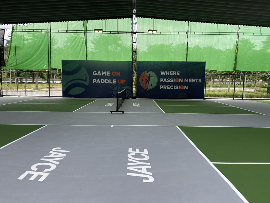 Thi công sân pickleball KĐT Handico Vinh Tân Phường Trường Vinh, Nghệ An