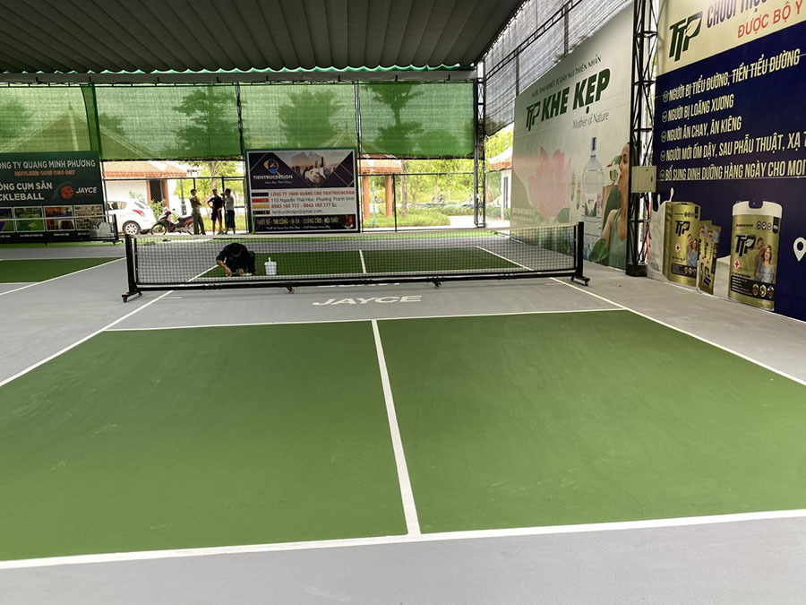Thi công sân pickleball KĐT Handico Vinh Tân Phường Trường Vinh, Nghệ An