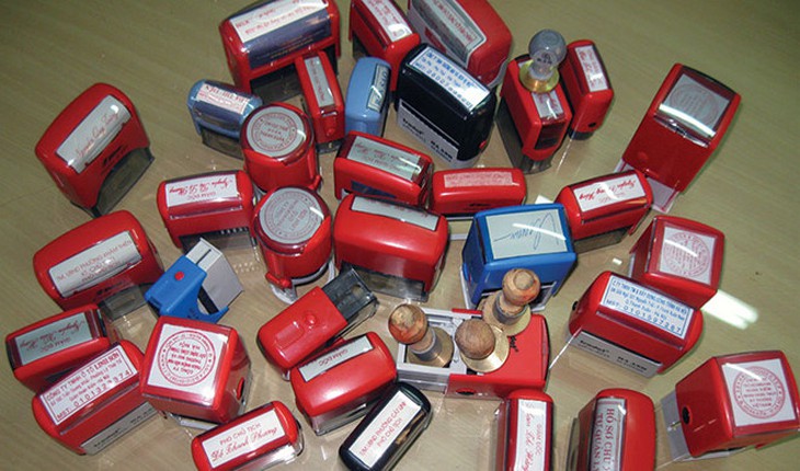 Dịch vụ khắc dấu lấy ngay H&agrave; Tĩnh