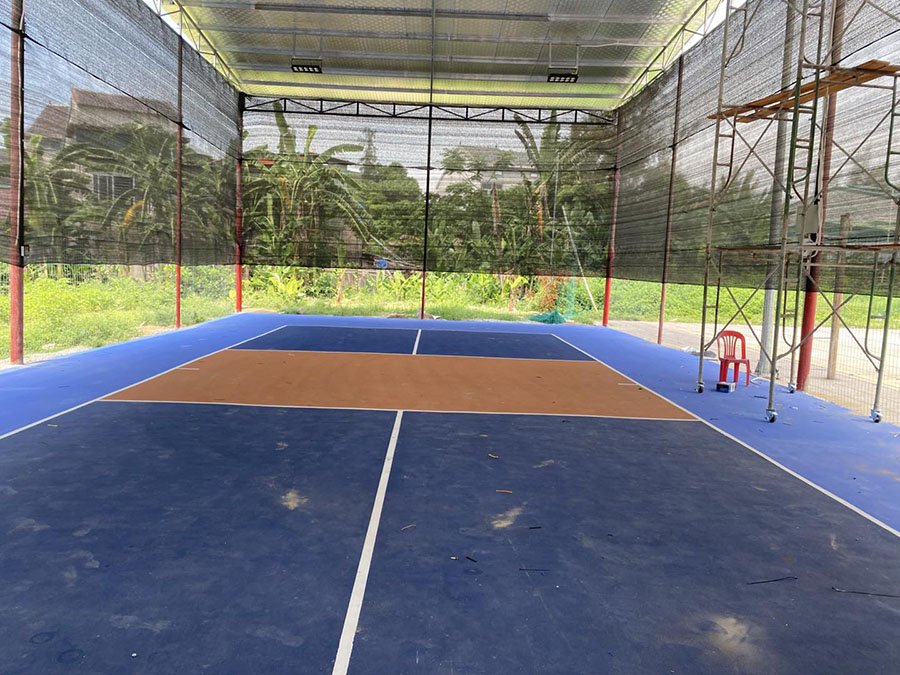 Thi công sân Pickleball Phượng Hoàng Trung Đô