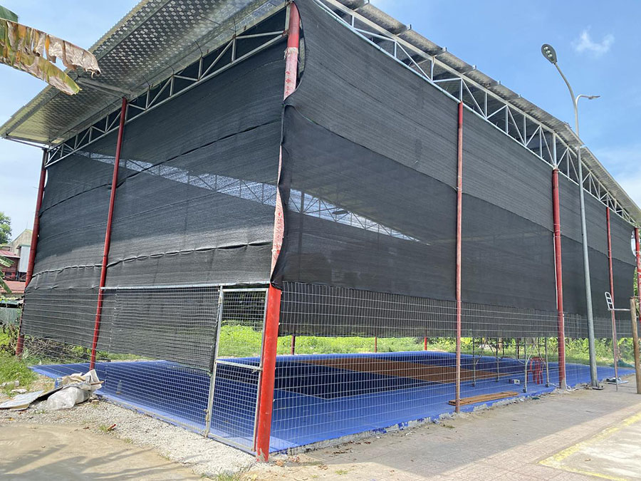 Thi công sân Pickleball Phượng Hoàng Trung Đô