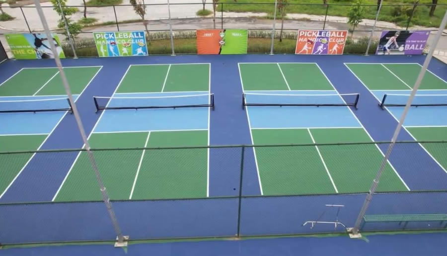 Thi công sơn xây Pickleball tại Vinh Nghệ An Hà Tĩnh