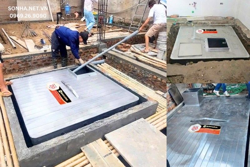 Bể nước âm ngầm inox Vinh Nghệ An