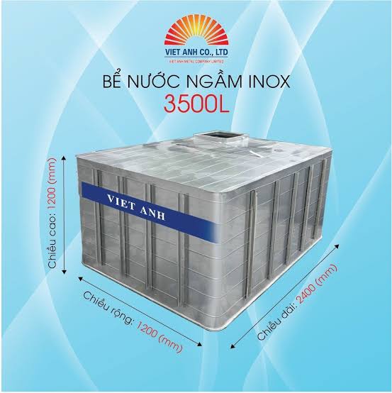 Bể nước âm ngầm inox Vinh Nghệ An